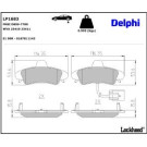 Delphi Bremsbelagsatz, Scheibenbremse LP1683