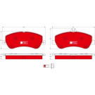 GDB1798DTE Bremsbelagsatz, Scheibenbremse DTEC COTEC GDB1798DTE Bremsbelagsatz, Scheibenbremse DTEC COTEC