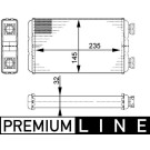 Mahle | Wärmetauscher, Innenraumheizung | AH 138 000P