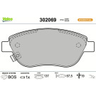 Valeo Bremsbelagsatz, Scheibenbremse ESSENTIAL 302069