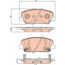 GDB3621 Bremsbelagsatz, Scheibenbremse GDB3621 Bremsbelagsatz, Scheibenbremse