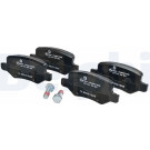 Delphi | Bremsbelagsatz, Scheibenbremse | LP1741