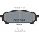 Textar | Bremsbelagsatz, Scheibenbremse | 2433101