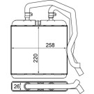 Mahle | Wärmetauscher, Innenraumheizung | AH 12 000S