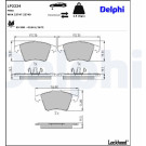 Delphi | Bremsbelagsatz, Scheibenbremse | LP2224