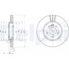 Delphi | Bremsscheibe | BG3503