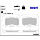 Delphi Bremsbelagsatz, Scheibenbremse LP3242