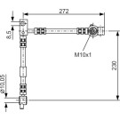 BOSCH | Bremsschlauch | 1 987 476 361