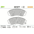 301077 Bremsbelagsatz, Scheibenbremse ESSENTIAL