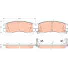 GDB4098 Bremsbelagsatz, Scheibenbremse GDB4098 Bremsbelagsatz, Scheibenbremse