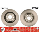 2 x TRW Bremsscheibe | DF4754