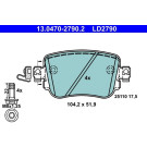 13.0470-2790.2 Bremsbelagsatz, Scheibenbremse ATE Ceramic