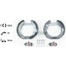 84050000 Bremsbackensatz Shoe Kit Pro