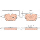 GDB1925 Bremsbelagsatz, Scheibenbremse COTEC GDB1925 Bremsbelagsatz, Scheibenbremse COTEC