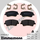 Zimmermann | Bremsbelagsatz, Scheibenbremse | 22518.175.2