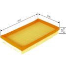 BOSCH F 026 400 045 Luftfilter
