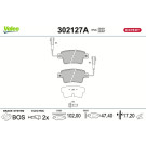Valeo Bremsbelagsatz, Scheibenbremse EXPERT 302127A Valeo Bremsbelagsatz, Scheibenbremse EXPERT 302127A