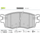 Valeo | Bremsbelagsatz, Scheibenbremse | 598868
