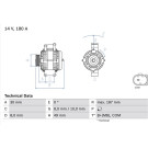 BOSCH | Generator | 0 986 048 820