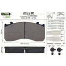 882210 Bremsbelagsatz, Scheibenbremse OPTIPACK 882210 Bremsbelagsatz, Scheibenbremse OPTIPACK