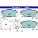 Bremsbelagsatz, Scheibenbremse ATE Ceramic 13.0470-5611.2