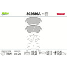 302686A Bremsbelagsatz, Scheibenbremse EXPERT