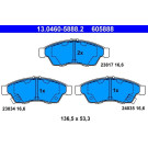 ATE | Bremsensatz, Scheibenbremse | 24.0120-0197.1+13.0460-5888.2