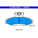 13.0460-5993.2 Bremsbelagsatz, Scheibenbremse