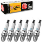 6x NGK V-Line 6343 Zündkerze M14 x 1,25, BKR6EQUP 6x NGK V-Line 6343 Zündkerze M14 x 1,25, BKR6EQUP
