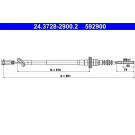 24.3728-2900.2 Seilzug, Kupplungsbetätigung