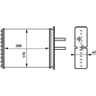 AH 161 000S Wärmetauscher, Innenraumheizung BEHR AH 161 000S Wärmetauscher, Innenraumheizung BEHR