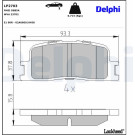 Delphi | Bremsbelagsatz, Scheibenbremse | LP2703 Delphi | Bremsbelagsatz, Scheibenbremse | LP2703