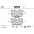 Valeo | Bremsbelagsatz, Scheibenbremse | 598879
