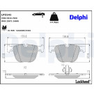 Delphi | Bremsbelagsatz, Scheibenbremse | LP2141 Delphi | Bremsbelagsatz, Scheibenbremse | LP2141