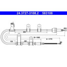 24.3727-3108.2 Seilzug, Feststellbremse