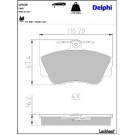 Delphi Bremsbelagsatz, Scheibenbremse LP639