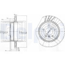 Delphi | Bremsscheibe | BG3943