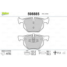 Valeo | Bremsbelagsatz, Scheibenbremse | 598885