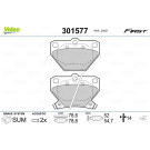 Valeo | Bremsbelagsatz, Scheibenbremse | 301577