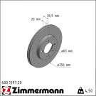 Zimmermann | Bremsscheibe | 600.1597.20