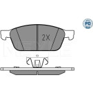 Meyle | Bremsbelagsatz, Scheibenbremse | 025 255 5518/PD
