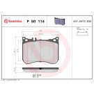 Brembo | Bremsbelagsatz, Scheibenbremse | P 50 114
