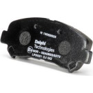 Delphi Bremsbelagsatz, Scheibenbremse LP2031 Delphi Bremsbelagsatz, Scheibenbremse LP2031