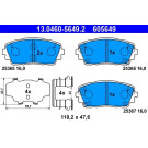 13.0460-5649.2 Bremsbelagsatz, Scheibenbremse