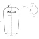 FEBI BILSTEIN 38950 Federbalg, Luftfederung