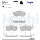 Delphi | Bremsbelagsatz, Scheibenbremse | LP789