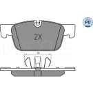 Meyle | Bremsbelagsatz, Scheibenbremse | 025 220 9817/PD