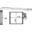 Mahle Wärmetauscher, Innenraumheizung BEHR AH 197 000S