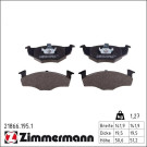 Zimmermann Bremsbelagsatz, Scheibenbremse 21866.195.1