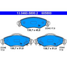 13.0460-5800.2 Bremsbelagsatz, Scheibenbremse